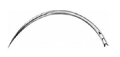 ШОВНА ГОЛКА №B9 РІЖУЧА 42 mm, Ø 1 mm